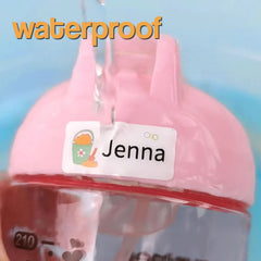 SplashProof™ Customizable Name Stickers