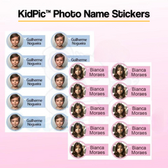 KidPic™ Photo Name Stickers